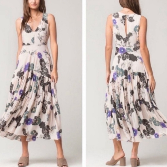 FREE PEOPLE SURE THING FLORAL MAXIDRESS - Picture 3 of 15